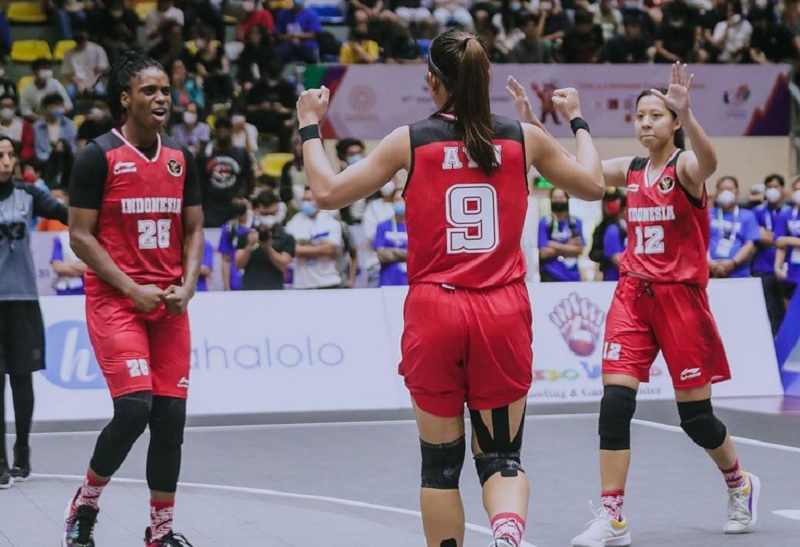 Tim Basket 3x3 Putri Indonesia Taklukan Malaysia di Semifinal SEA Games